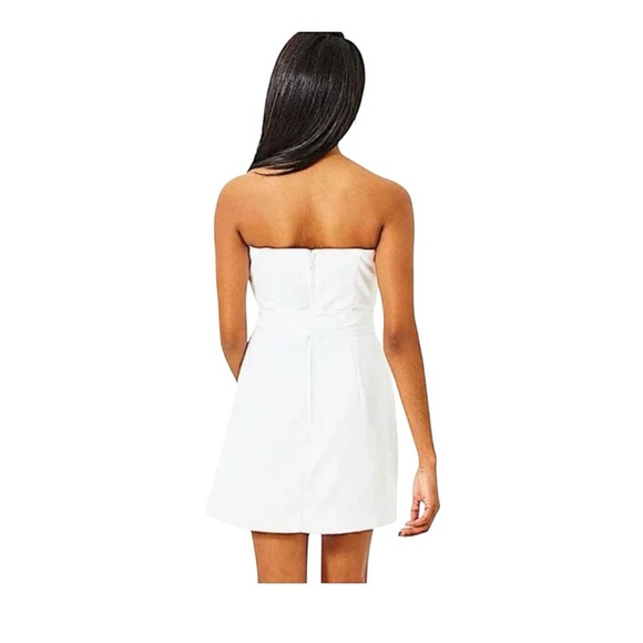 Lilly Pulitzer Kylo Strapless Skirted Romper Resort White Sz 10 NWT - Picture 3 of 9